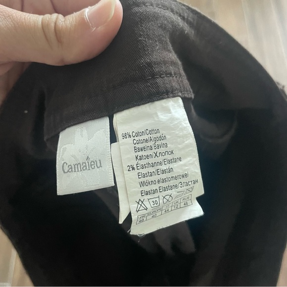 Brown Cargo Pants thrifted in Europe - Picture 3 of 4